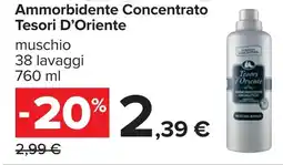 Carrefour Ammorbidente Concentrato Tesori D'Oriente offerta