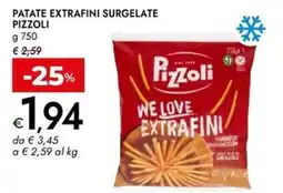 Bennet Patate extrafini surgelate PIZZOLI offerta