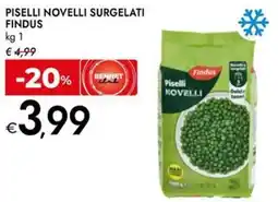 Bennet Piselli novelli surgelati FINDUS offerta