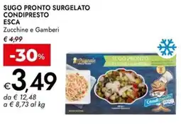Bennet Sugo pronto surgelato condipresto esca zucchine e gamberi offerta