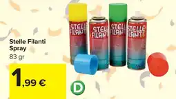Carrefour Stelle Filanti Spray offerta