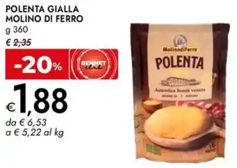 Bennet Polenta gialla MOLINO DI FERRO offerta