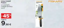 Carrefour Linea Coltelli Fiskars offerta