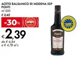 Bennet Aceto balsamico di modena igp PONTI offerta