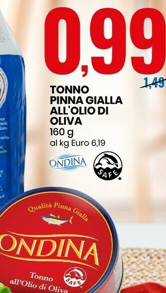 Eurospin Tonno pinna gialla all' olio di oliva offerta