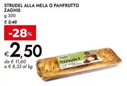 Bennet Strudel alla mela o panfrutto ZAGHIS offerta