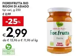 Bennet Fiordifrutta bio RIGONI DI ASIAGO offerta