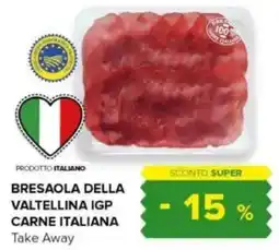 Oasi Bresaola della valtellina igp carne italiana offerta