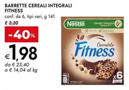 Bennet Barrette cereali integrali FITNESS offerta