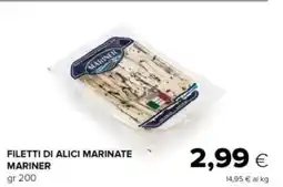Oasi Filetti di alici marinate MARINER offerta