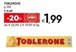 Bennet Toblerone offerta
