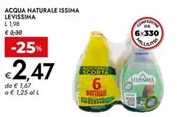 Bennet Acqua naturale issima LEVISSIMA offerta