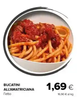 Oasi Bucatini all'amatriciana offerta