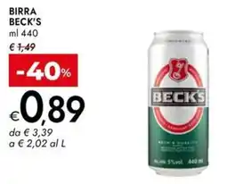Bennet Birra BECK'S offerta