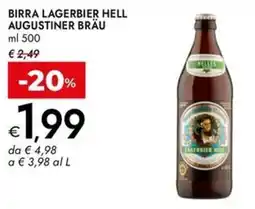 Bennet Birra lagerbier hell augustiner bräu offerta