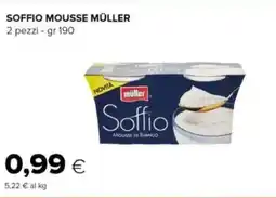 Oasi Soffio mousse MÜLLER 2 pezzi offerta
