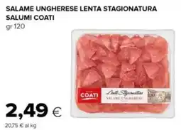 Oasi Salame ungherese lenta stagionatura salumi COATI offerta