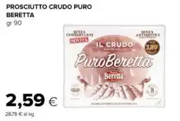 Oasi Prosciutto crudo puro BERETTA offerta
