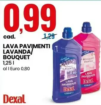 Eurospin Dexal lavapavimenti lavanda offerta