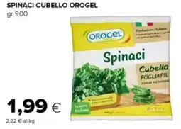Oasi Spinaci cubello OROGEL offerta
