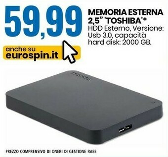 Memoria esterna 2.5"