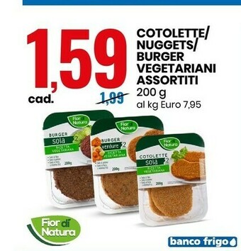 Eurospin Fior di natura cotolette vegetariani assortiti offerta