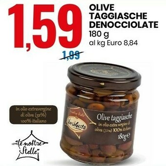 Eurospin Le nostre stelle olive taggiasche denocciolate offerta