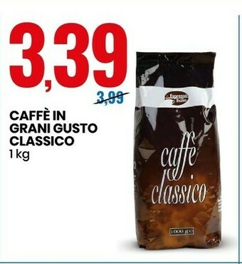 Eurospin Caffe in grani gusto classico offerta