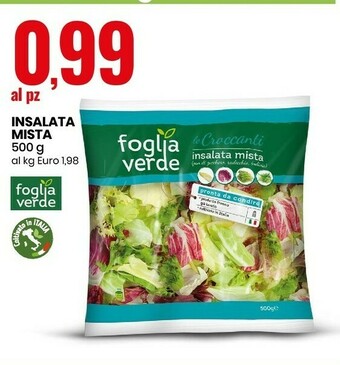 Eurospin Foglia verde insalata mista offerta