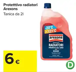 Carrefour Protetttivo radiatori Arexons offerta