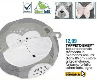 Eurospin Liberitutti tappeto baby offerta