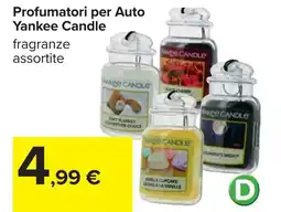 Carrefour Profumatori per Auto Yankee Candle offerta