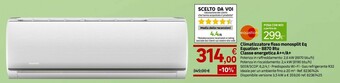 Leroy Merlin Climatizzatore fisso monosplit eq equation - 8870 btu classe energetica a++/a+ offerta