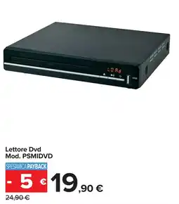 Carrefour Lettore Dvd Mod. PSMIDVD offerta
