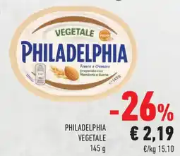 Conad Philadelphia vegetale offerta