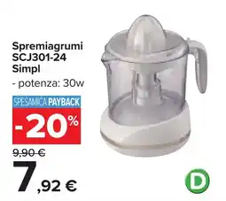 Carrefour Spremiagrumi SCJ301-24 Simpl offerta