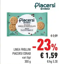 Conad Linea frollini piacersi CONAD offerta
