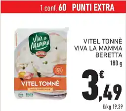 Conad Vitel tonnè viva la mamma BERETTA offerta