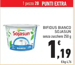 Conad Bifidus bianco SOJASUN offerta