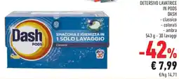 Conad Detersivo lavatrice in pods DASH offerta