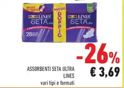 Conad Assorbenti seta ultra LINES offerta