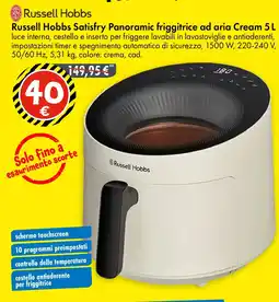 Tedi Russell Hobbs Satisfry Panoramic friggitrice ad aria Cream offerta