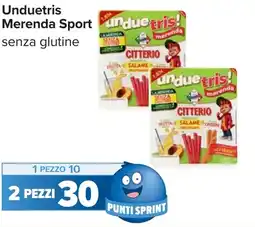Carrefour Unduetris Merenda Sport offerta