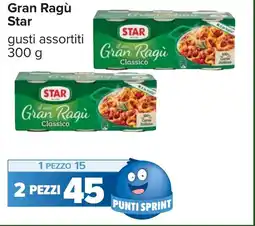 Carrefour Gran Ragù Star offerta