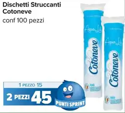 Carrefour Dischetti Struccanti Cotoneve offerta