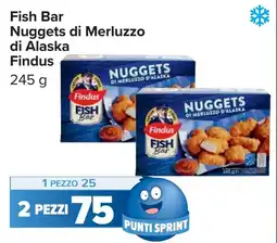 Carrefour Fish Bar Nuggets di Merluzzo di Alaska Findus offerta