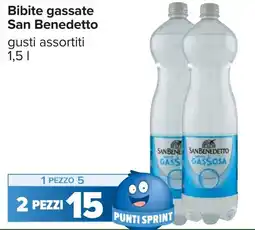 Carrefour Bibite gassate San Benedetto offerta