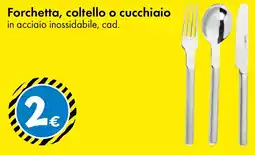 Tedi Forchetta, coltello o cucchiaio offerta