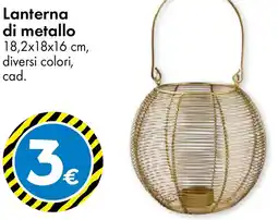 Tedi Lanterna di metallo offerta