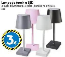 Tedi Lampada touch a LED offerta